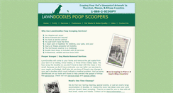 Desktop Screenshot of lawndoodles.com