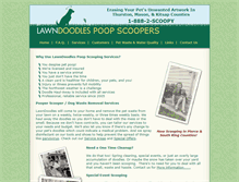 Tablet Screenshot of lawndoodles.com